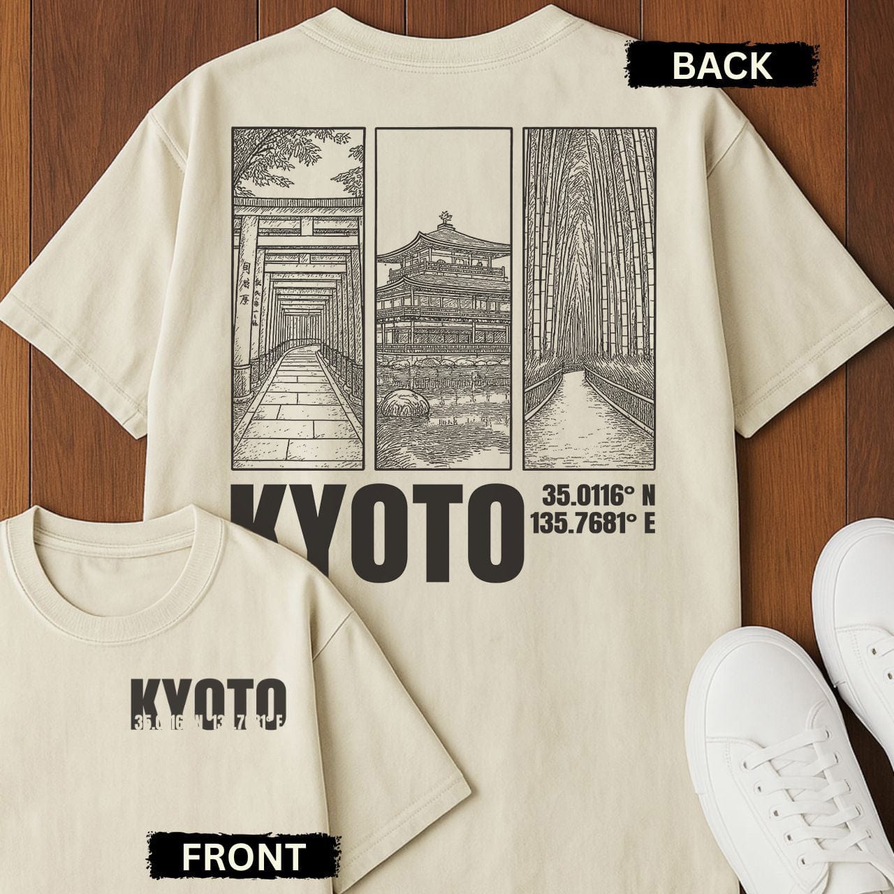 Kyoto Coords T-Shirt Ivory / S 19594898940221060824 T-Shirt