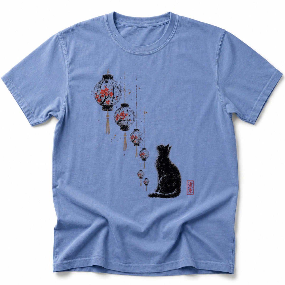 Lantern Whisper T-Shirt Blue Jean / S 89939739007788948802 T-Shirt