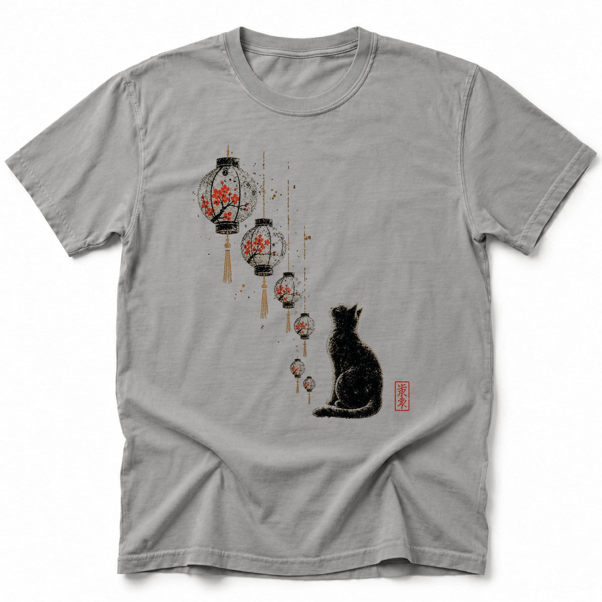 Lantern Whisper T-Shirt Grey / S 12316969710983506350 T-Shirt