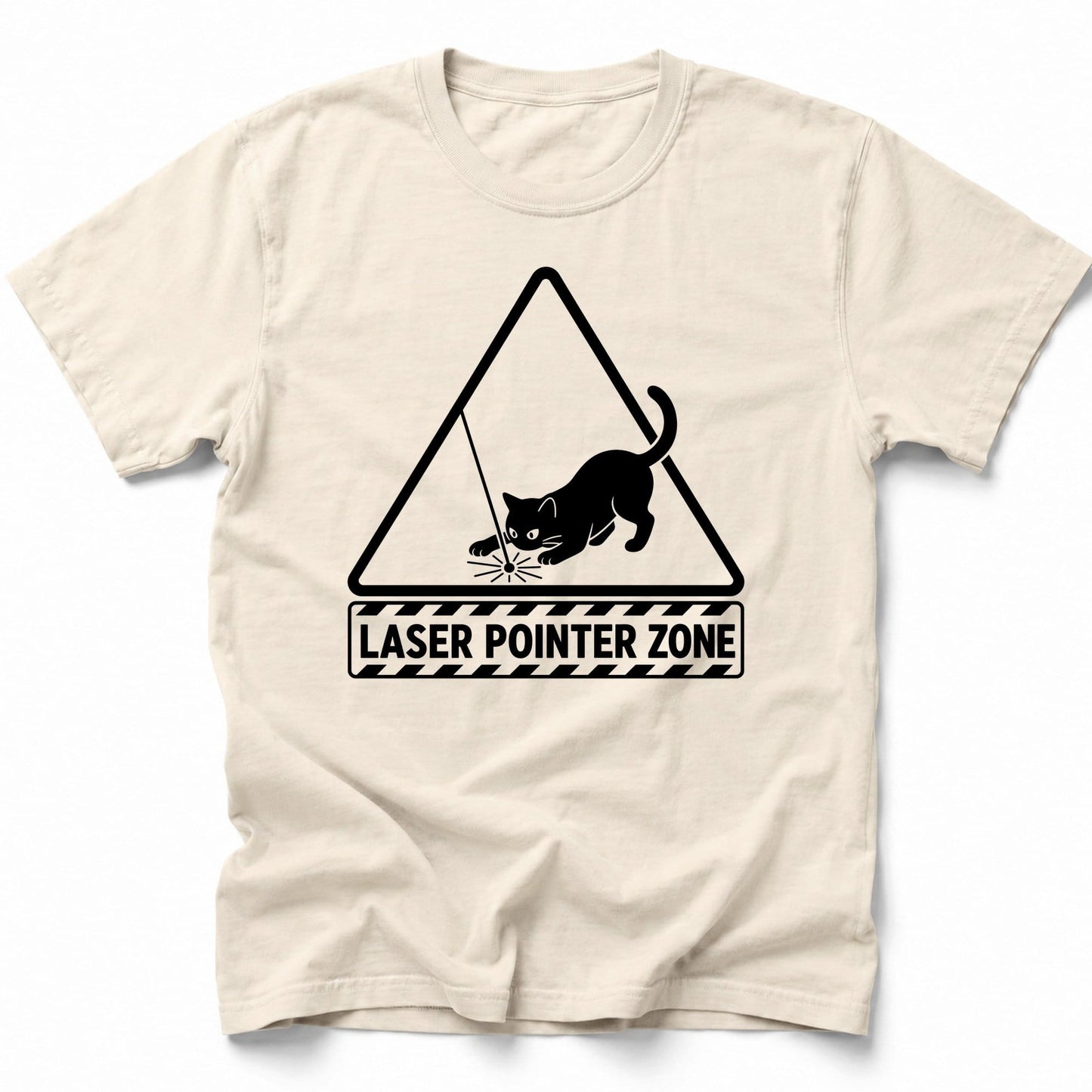 Laser Zone T-Shirt Ivory / S 22399299196156082700 T-Shirt