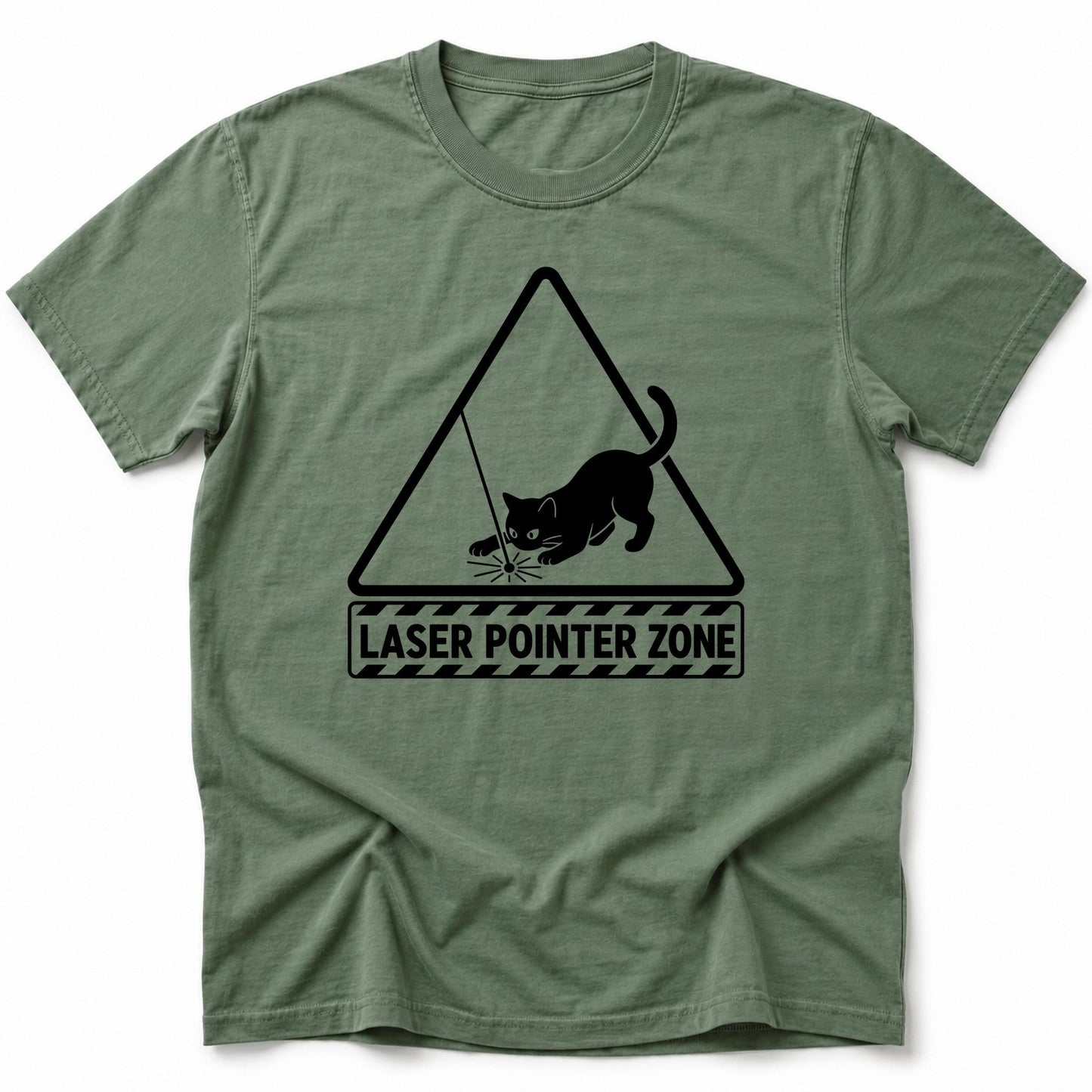 Laser Zone T-Shirt Moss / S 18940072202316610838 T-Shirt