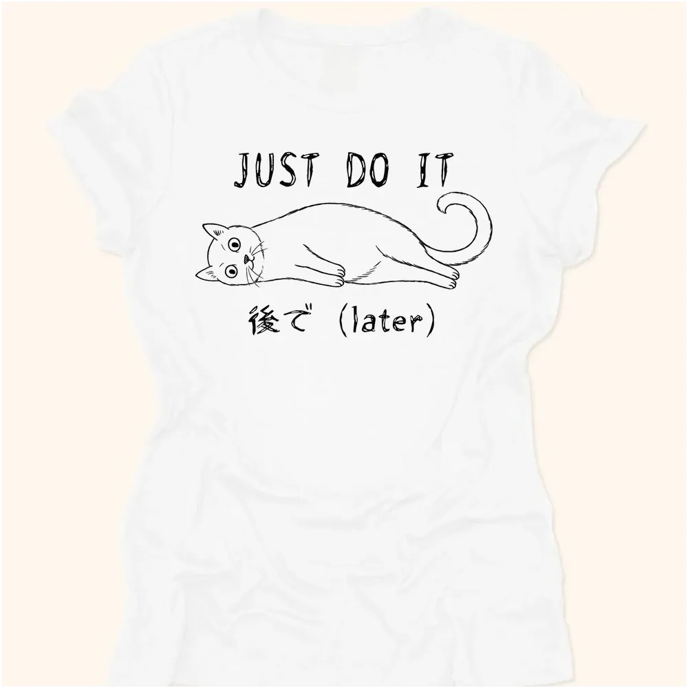Later Womens Tee White / S 16356836434453620657 T-Shirt