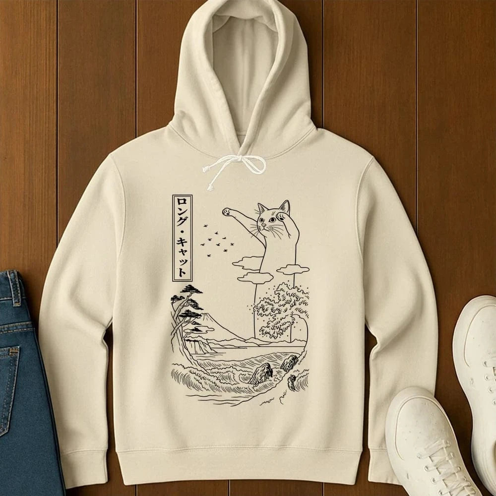Legend Of Long Cat Hoodie Ivory / S 14843863302931514070 Hoodie