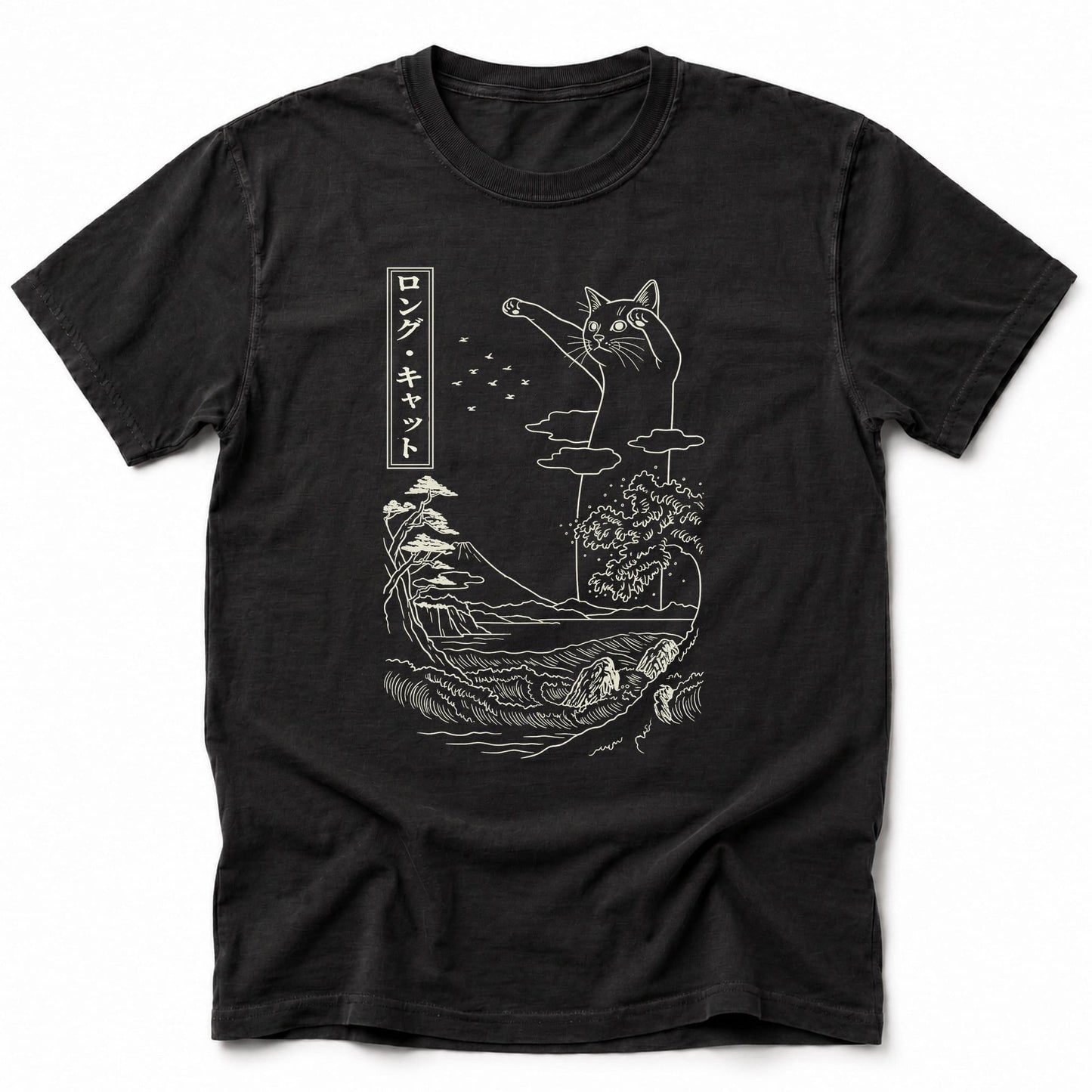 Legend Of Long Cat T-Shirt Black / S 23234520575819900707 T-Shirt