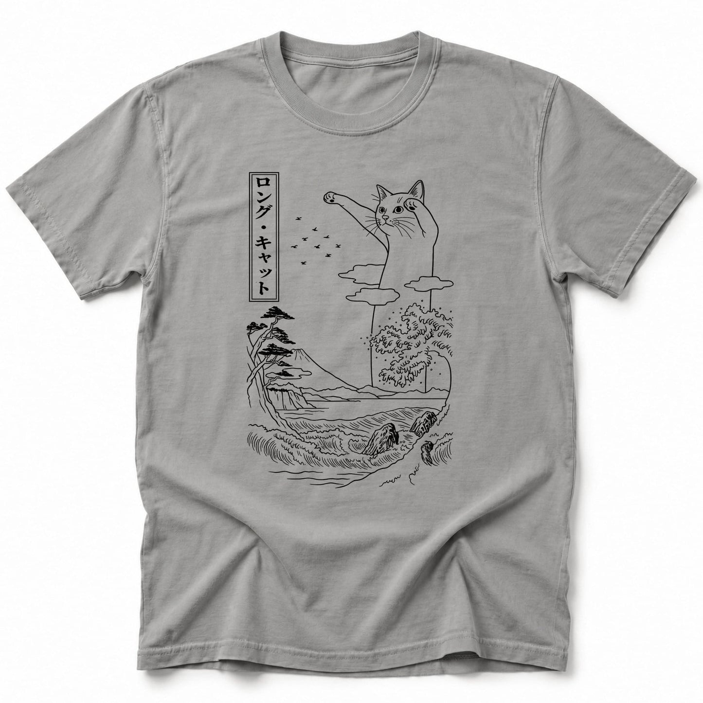 Legend Of Long Cat T-Shirt Grey / S 56516765297338656728 T-Shirt