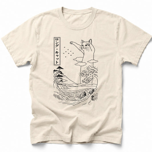 Legend Of Long Cat T-Shirt Ivory / S 29428453767949261133 T-Shirt