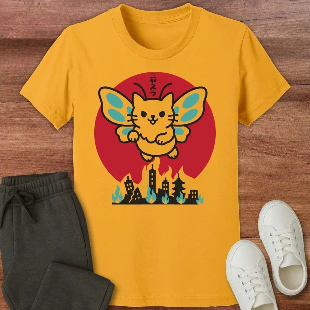 Legend Of Nyasura Kids Tee Gold / S 33771091283396740920 Kids clothes