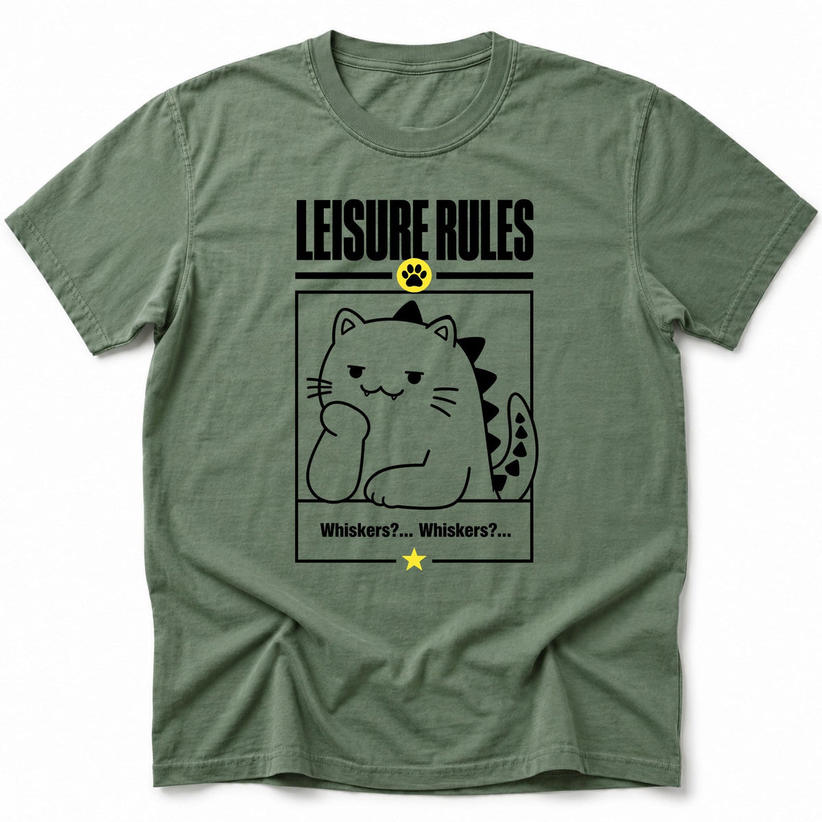 Leisure Rules T-Shirt Moss / S 30312516163461248338 T-Shirt