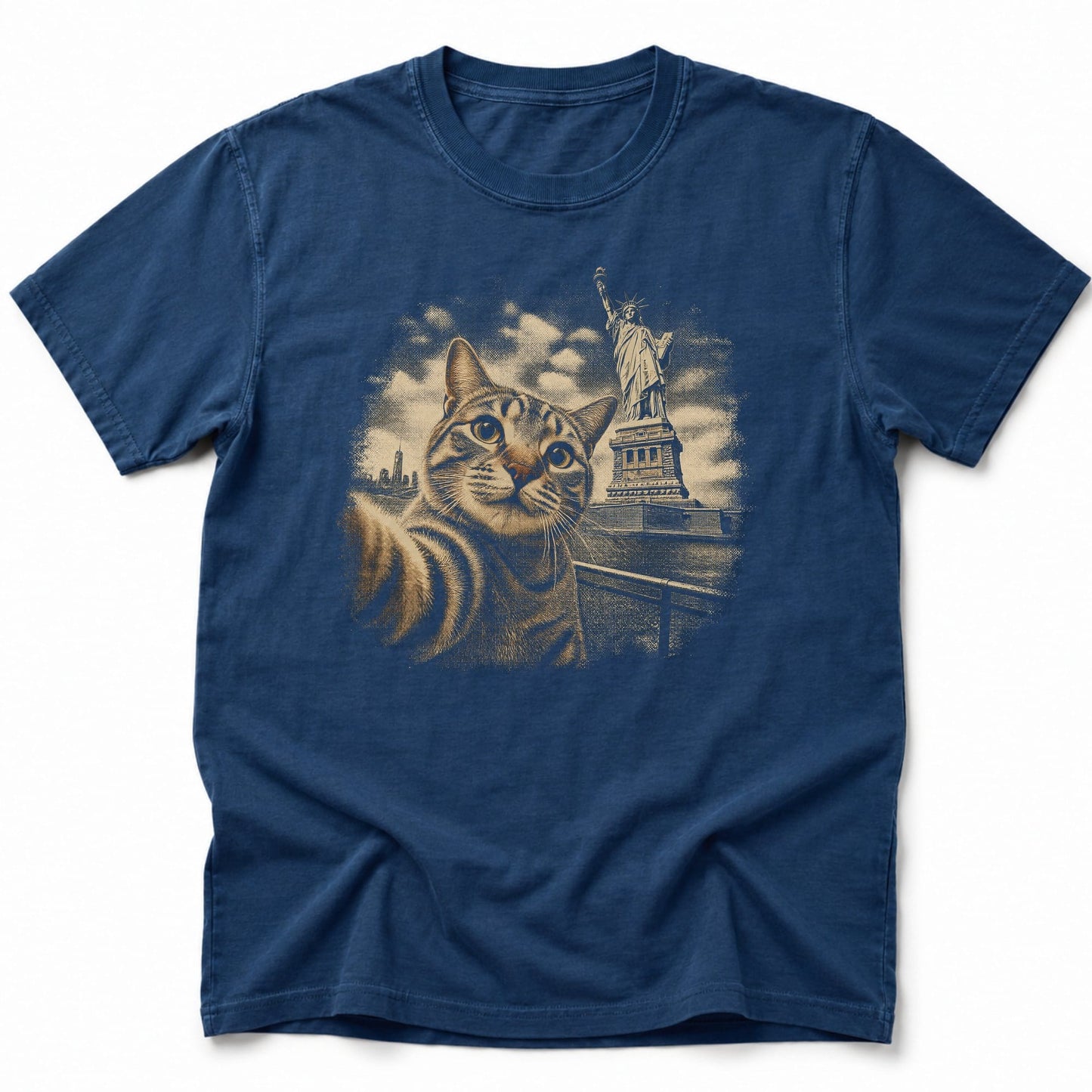 Liberty Meow T-Shirt Navy / S 29460936104124485599 T-Shirt