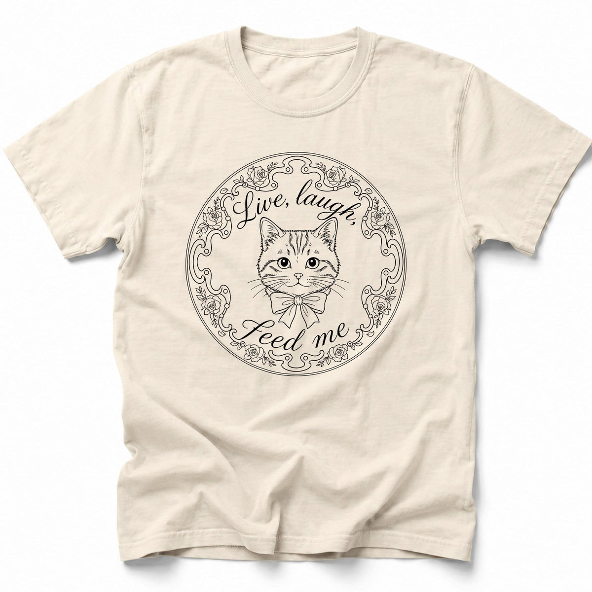 Life Laugh And T-Shirt Ivory / S 14812579315018521018 T-Shirt