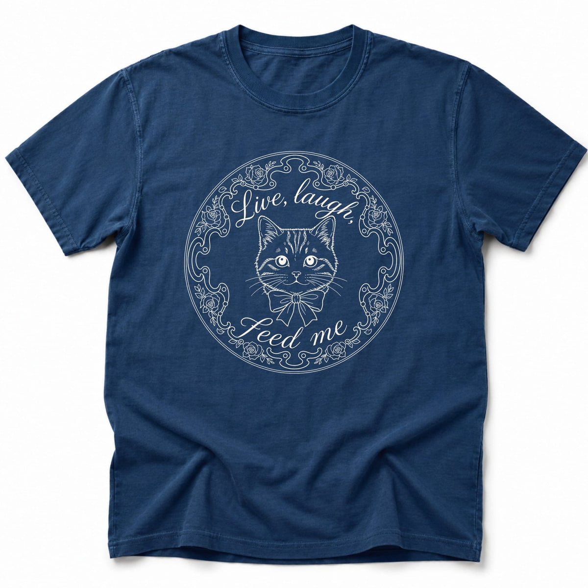 Life Laugh And T-Shirt Navy / S 28316376884235424717 T-Shirt