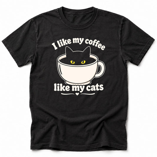 Like My Cats T-Shirt Black / S 42828476573232300861 T-Shirt