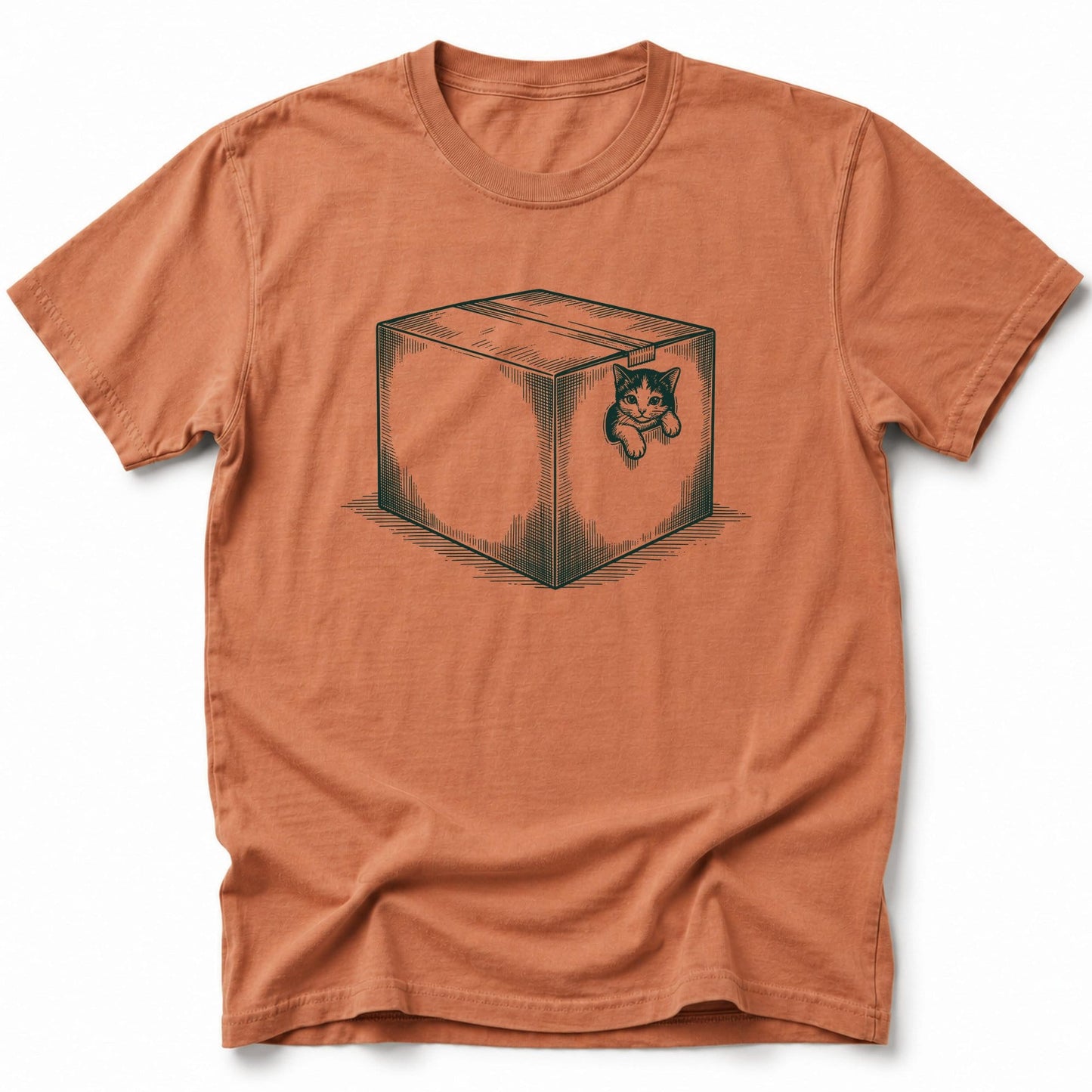 Little Box Cat T-Shirt Yam / S 27829128890697273538 T-Shirt