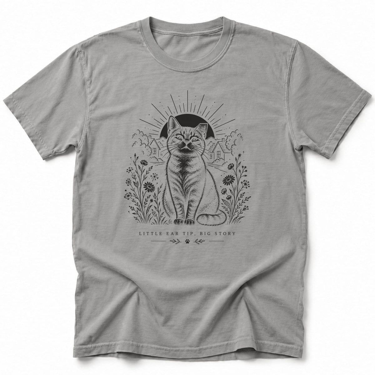 Little Ear Tip T-Shirt Grey / S 32964128772589454261 T-Shirt
