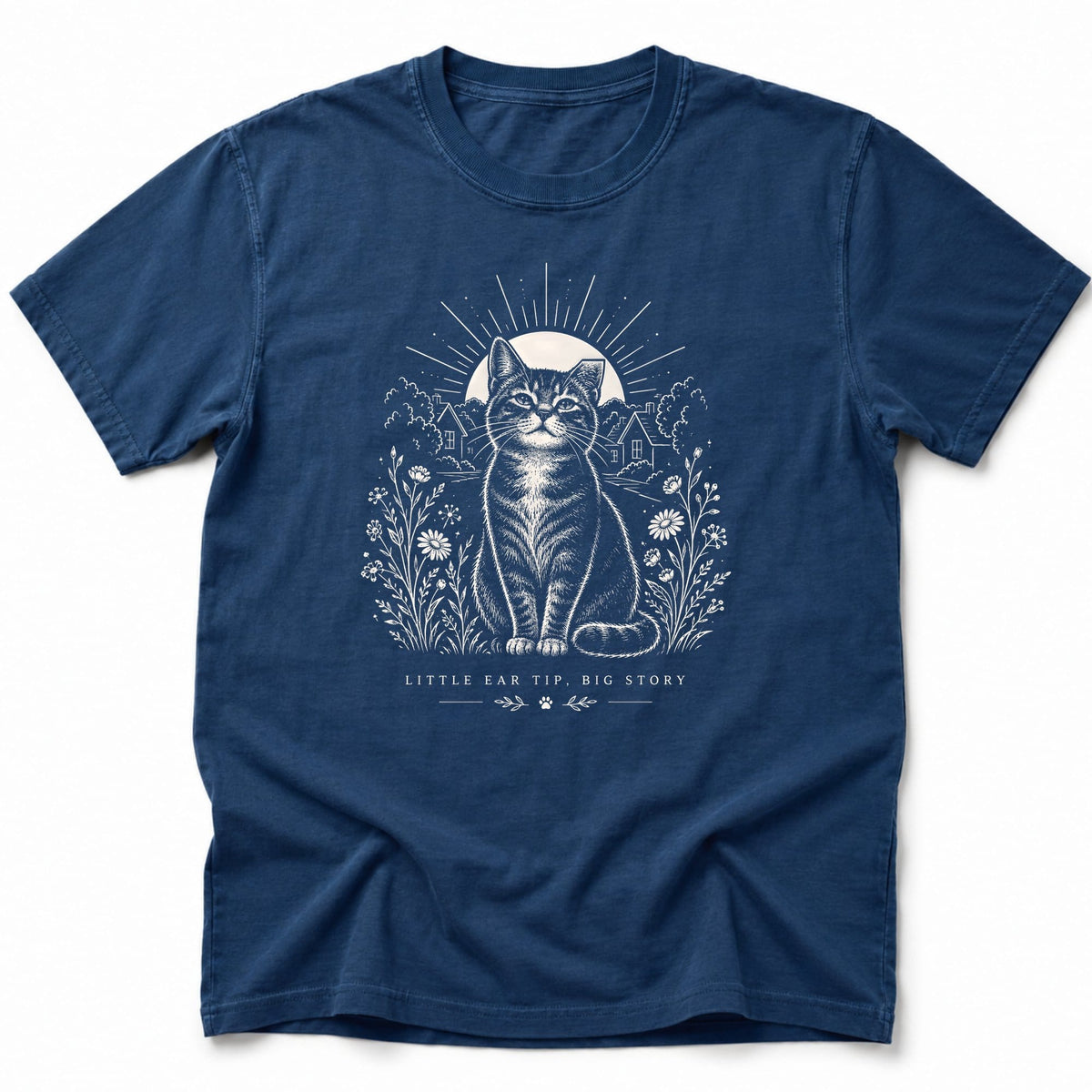 Little Ear Tip T-Shirt Navy / S 24031855999165810450 T-Shirt