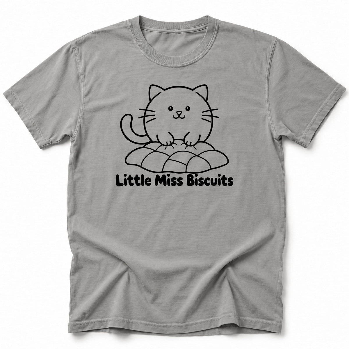 Little Miss Biscuits T-Shirt Grey / S 30631184498977638397 T-Shirt