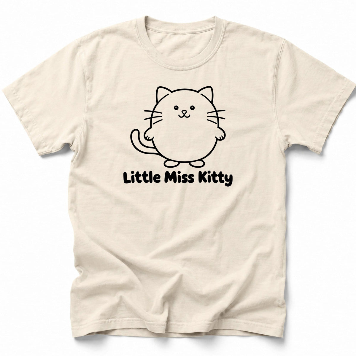 Little Miss Kitty T-Shirt Ivory / S 24238620694986867105 T-Shirt