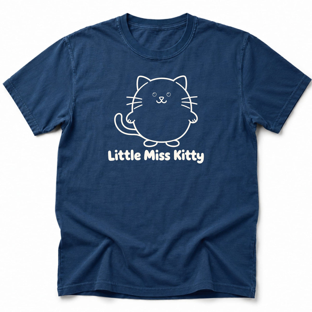 Little Miss Kitty T-Shirt Navy / S 10895311204689501224 T-Shirt