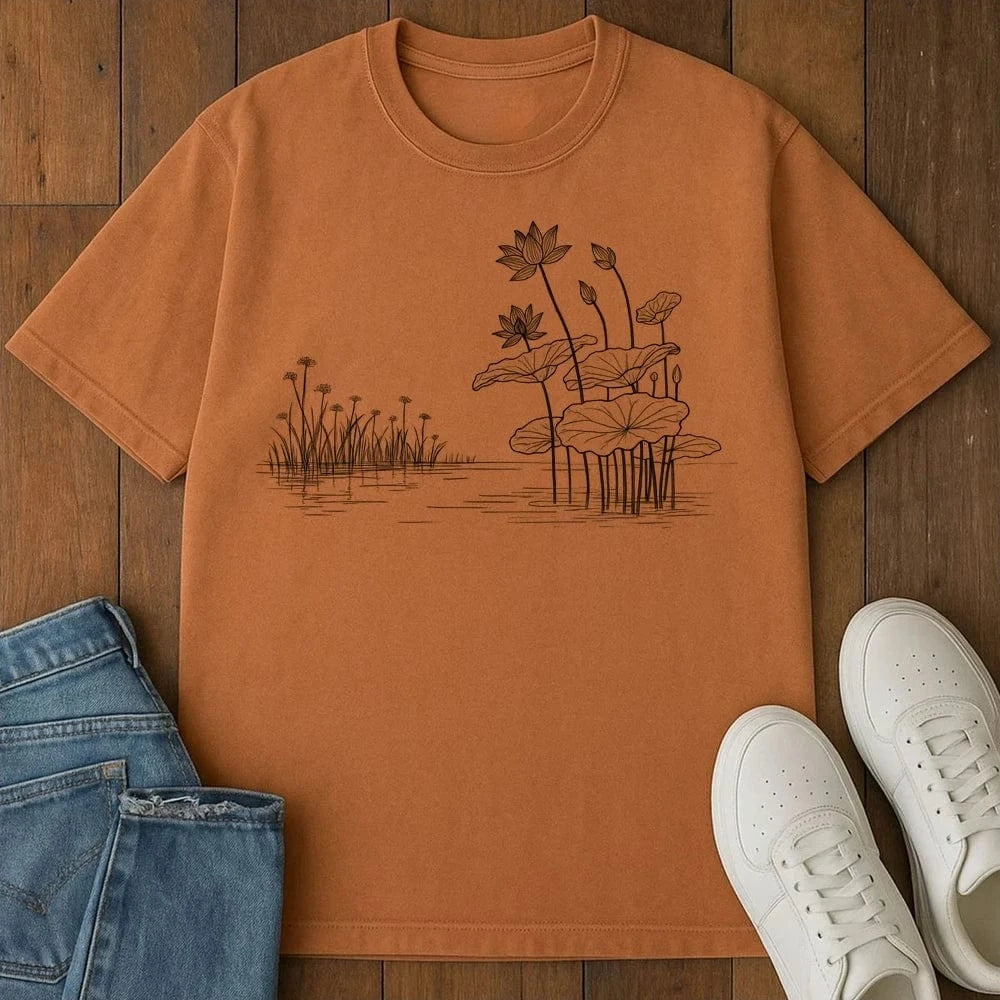 Lotus Stillness T-Shirt Yam / S 26519990523251815507 T-Shirt