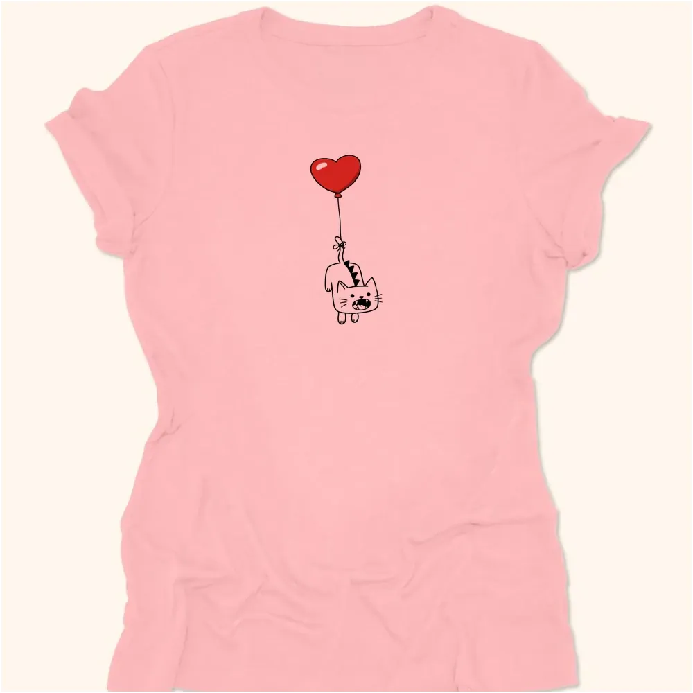 Love In The Air Womens Tee Pink / S 82642831660887008222 T-Shirt