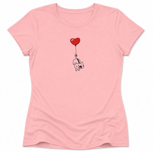 Love In The Air Womens Tee Pink / S 82642831660887008222 T-Shirt