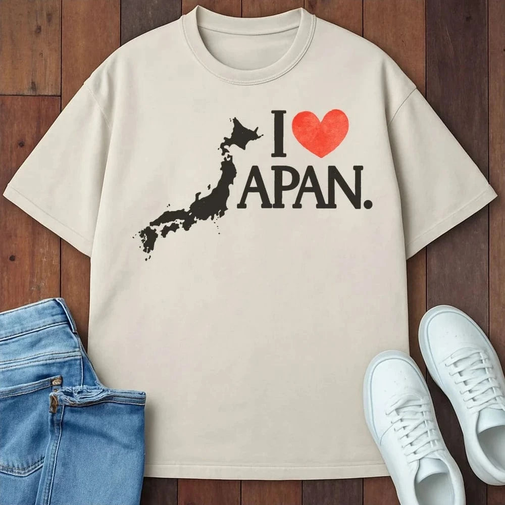 Love Japan T-Shirt Ivory / S 30859333444919236071 T-Shirt