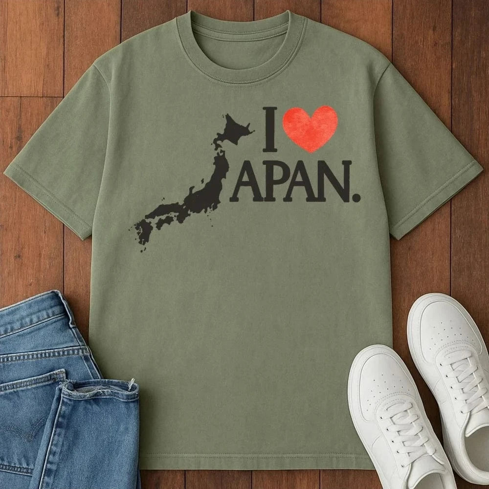 Love Japan T-Shirt Moss / S 28896674033854737399 T-Shirt