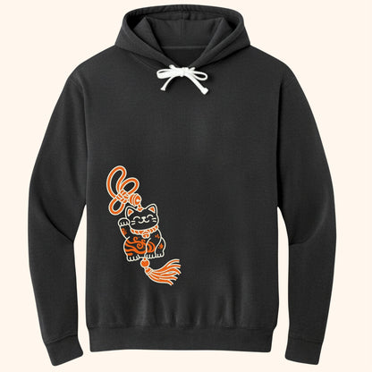 Lucky Neko Charm Hoodie Black / S 14430806972451978730 Hoodie