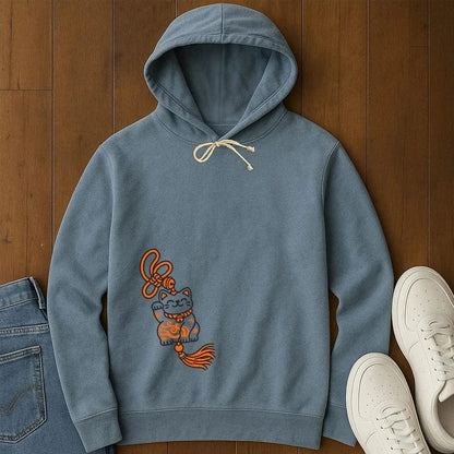 Lucky Neko Charm Hoodie Blue Jean / S 20061579039307225015 Hoodie