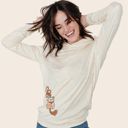 Lucky Neko Charm Hoodie Hoodie