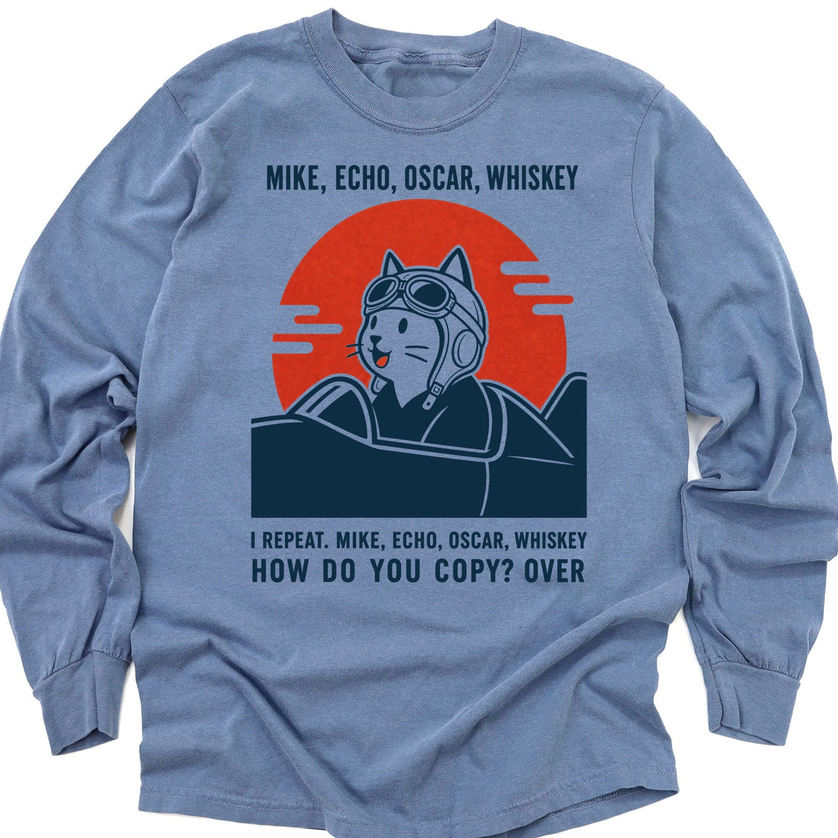 M.E.O.W. Long Sleeve Blue Jean / M 59470857486388082874 Long-sleeve