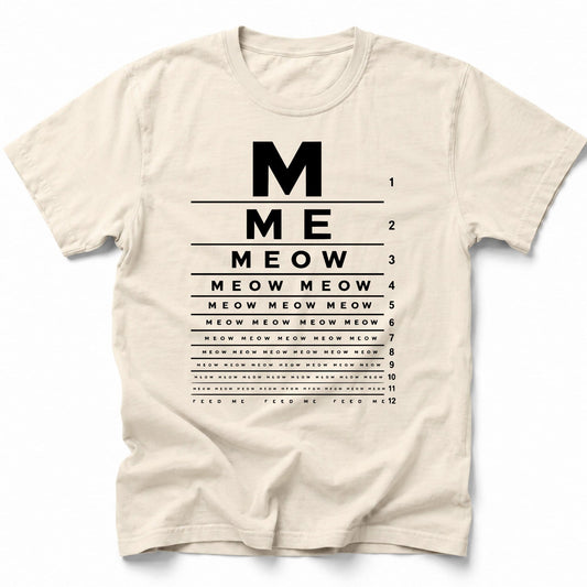 M E O W T-Shirt Ivory / S 36281735402449770708 T-Shirt