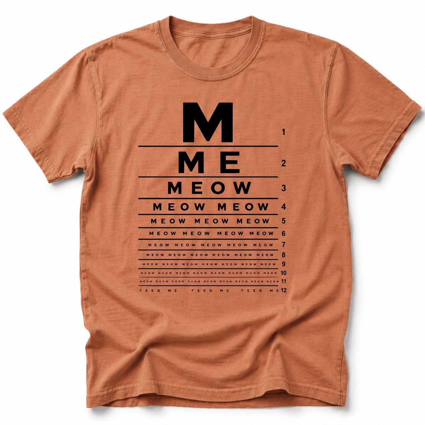 M E O W T-Shirt Yam / S 24427822603526601219 T-Shirt