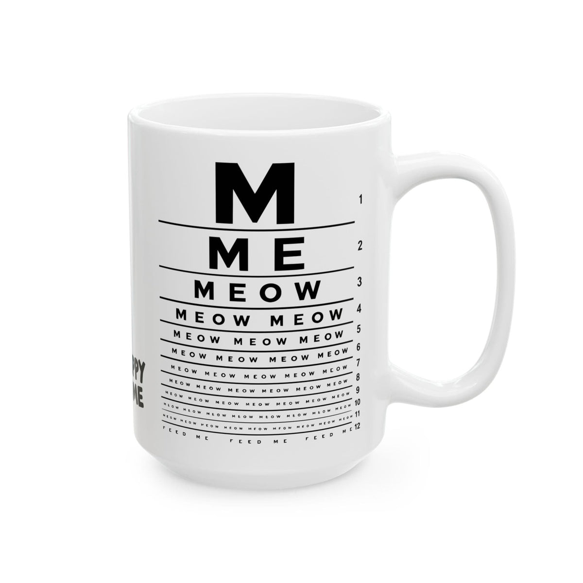 M E O W White Mug (15oz) 15oz 16139069731633138836 Mug