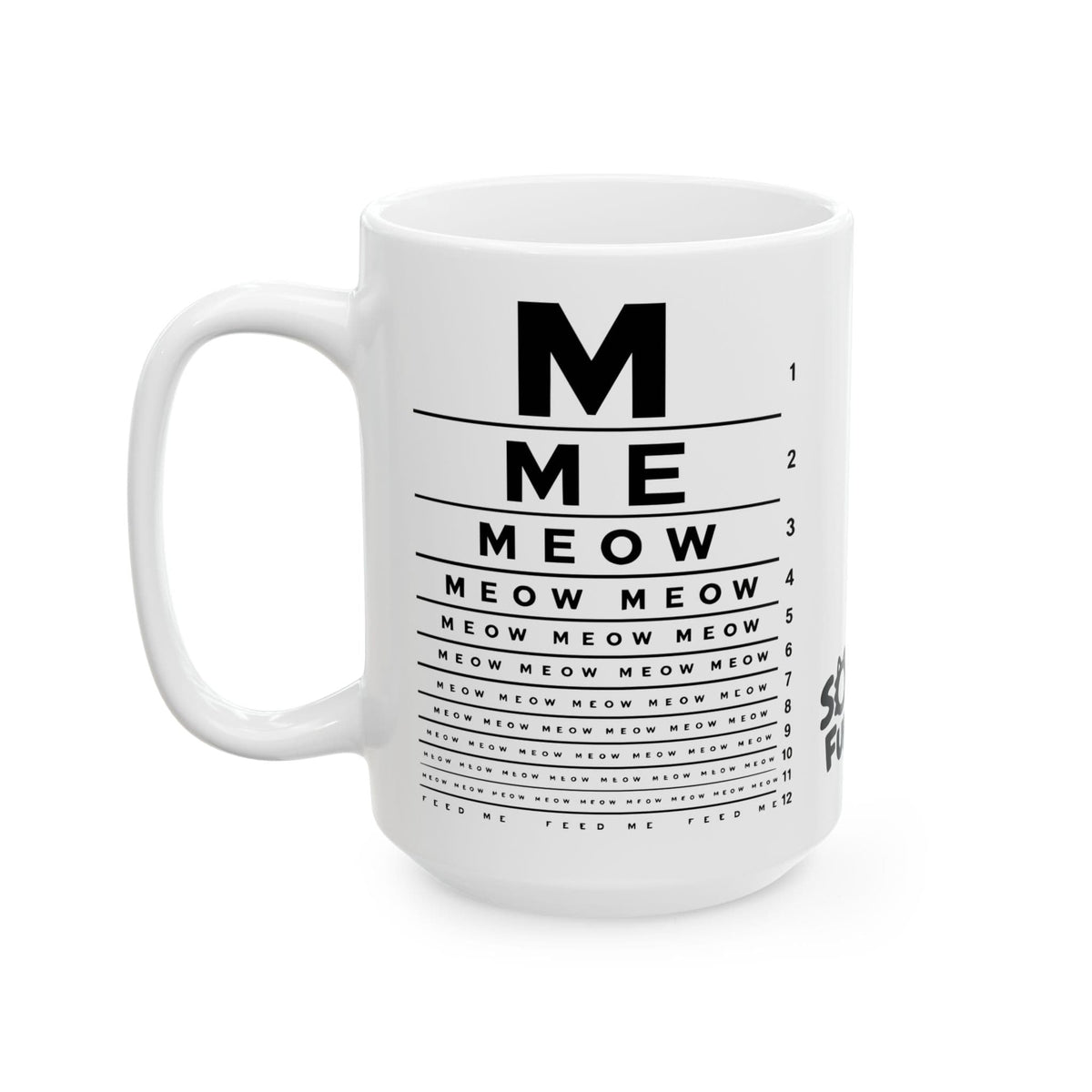 M E O W White Mug (15oz) 15oz 16139069731633138836 Mug