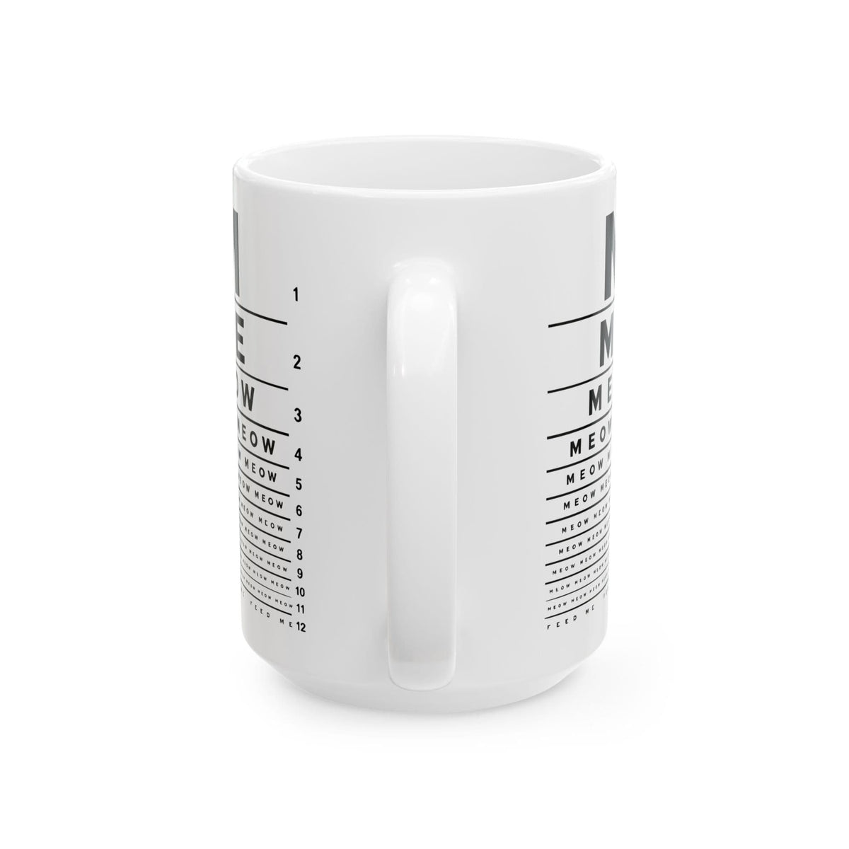 M E O W White Mug (15oz) 15oz 16139069731633138836 Mug