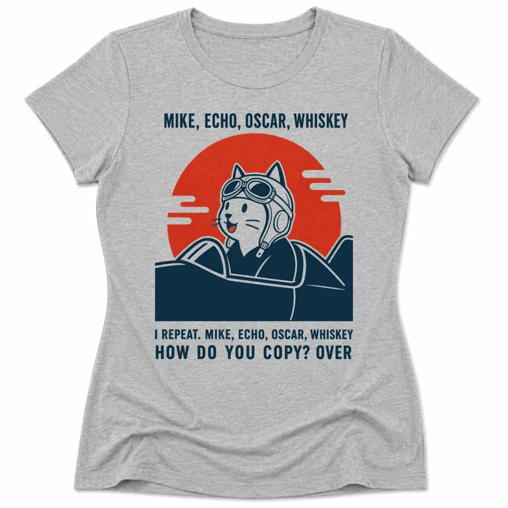 M.E.O.W. Womens Tee Athletic Heather / S 18242258396295145044 T-Shirt