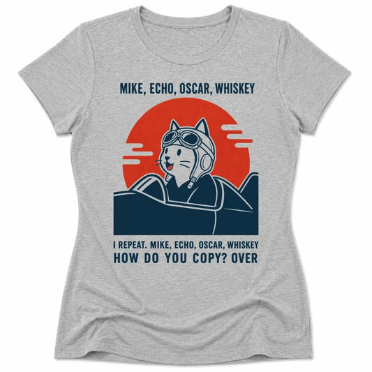 M.E.O.W. Womens Tee Athletic Heather / S 18242258396295145044 T-Shirt