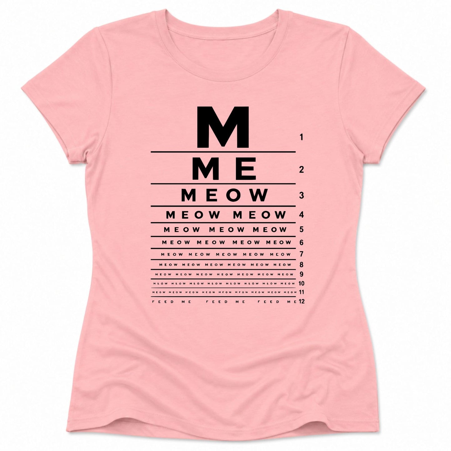 M E O W Womens Tee S / Pink 11471070579075428220 T-Shirt