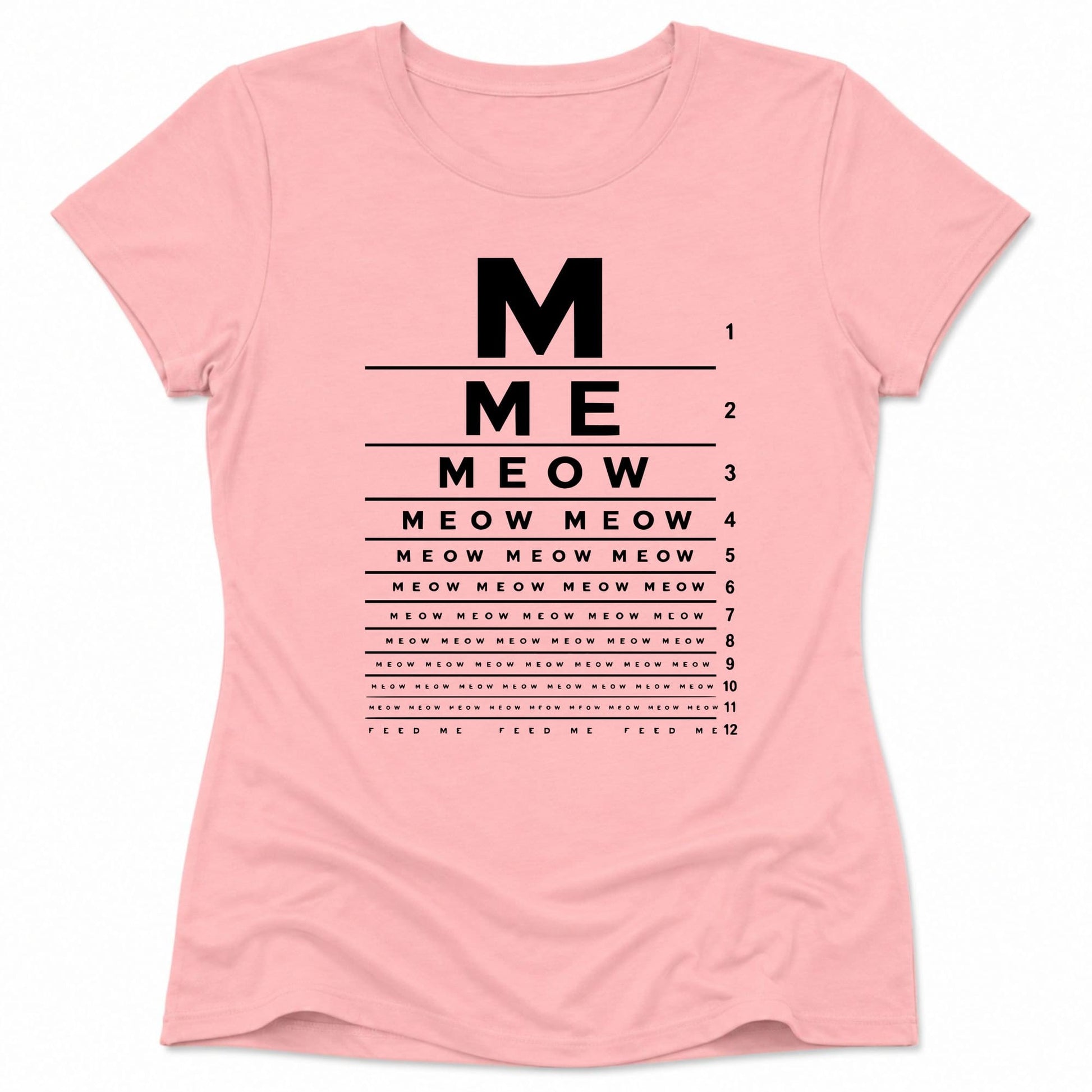 M E O W Womens Tee S / Pink 11471070579075428220 T-Shirt