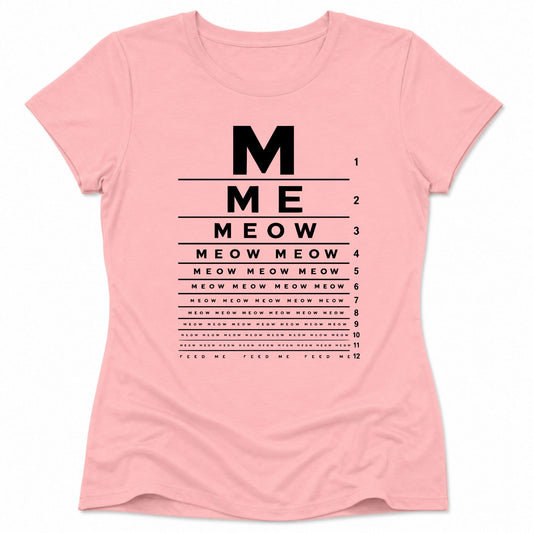 M E O W Womens Tee S / Pink 11471070579075428220 T-Shirt