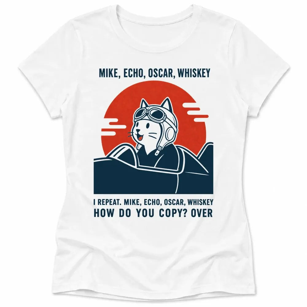M.E.O.W. Womens Tee White / S 82557404188227978552 T-Shirt