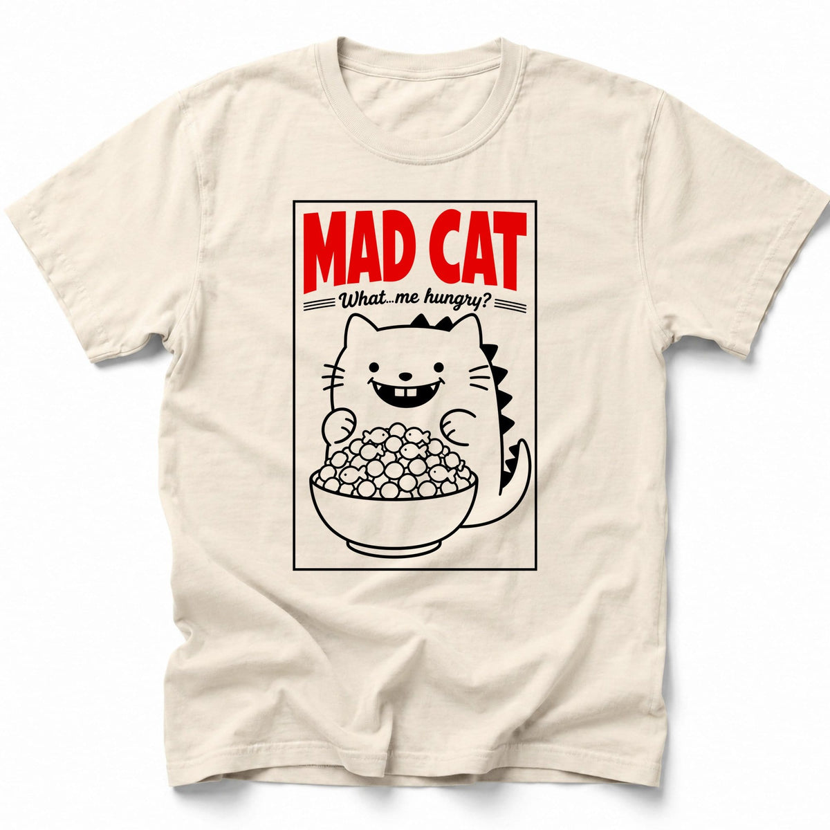 MAD CAT T-Shirt Ivory / S 31553816289115458127 T-Shirt