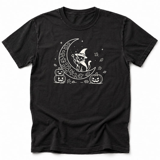 Magic Moon T-Shirt Black / S 17960540915487695829 T-Shirt