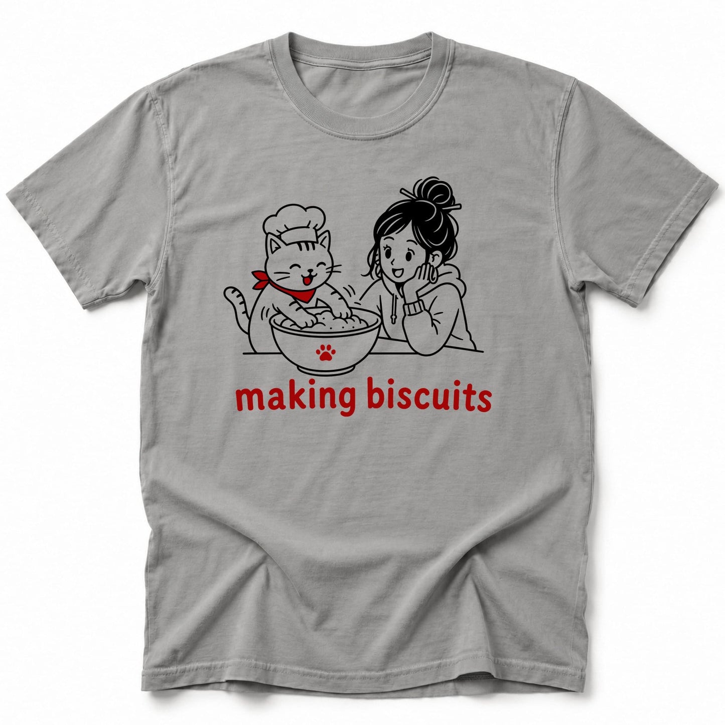 Making Biscuts T-Shirt Grey / S 84012760180197344812 T-Shirt