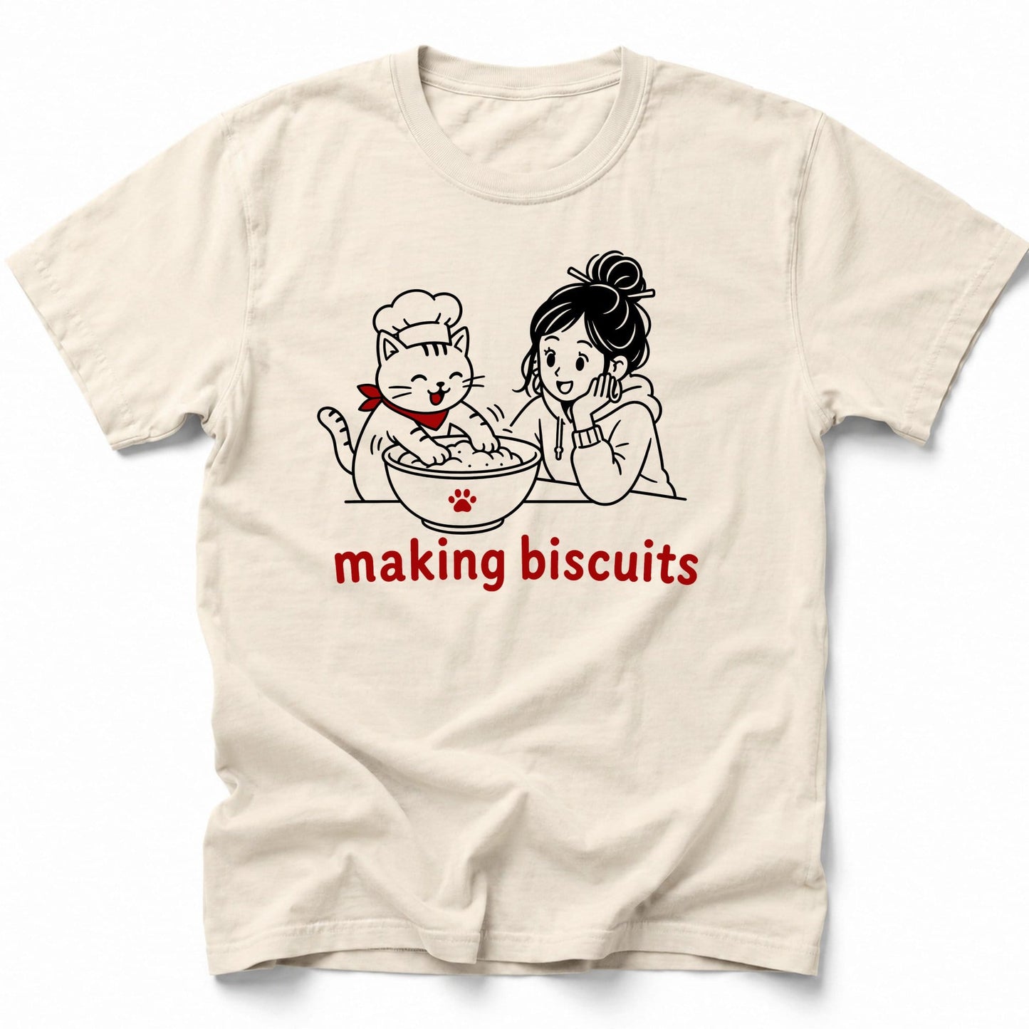 Making Biscuts T-Shirt Ivory / S 63159759849850315496 T-Shirt