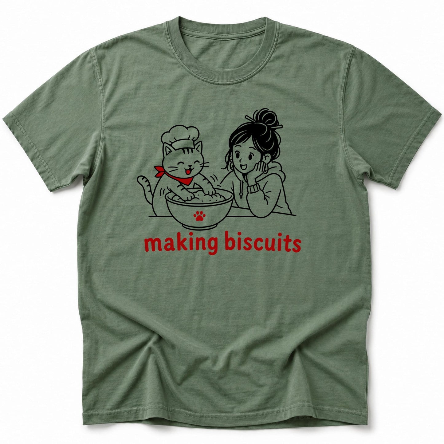 Making Biscuts T-Shirt Moss / S 32386132014636363069 T-Shirt