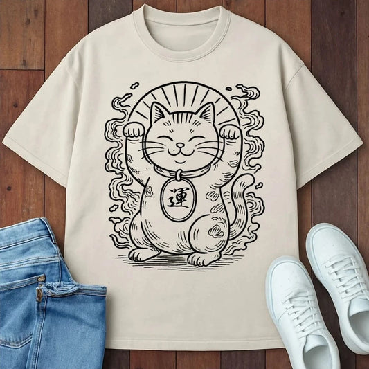 Manekineko T-Shirt Ivory / S 22760661783293890120 T-Shirt