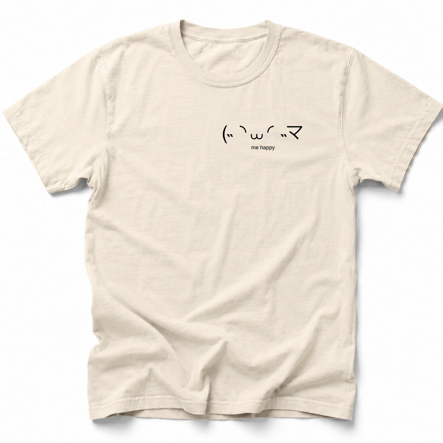 Me Happy T-Shirt Ivory / S 96260671450312541637 T-Shirt