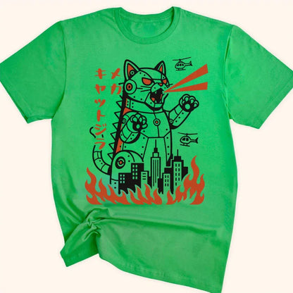 Mecha Kyattojira Everyday Softstyle Tee Irish Green / S 17488669392440512973 T-Shirt